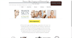 Desktop Screenshot of francisskin.com