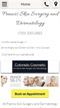 Mobile Screenshot of francisskin.com